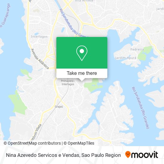 Nina Azevedo Servicos e Vendas map