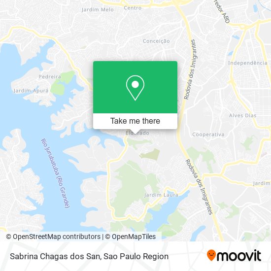 Mapa Sabrina Chagas dos San