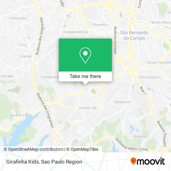 Girafinha Kids map