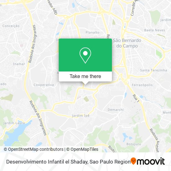 Desenvolvimento Infantil el Shaday map