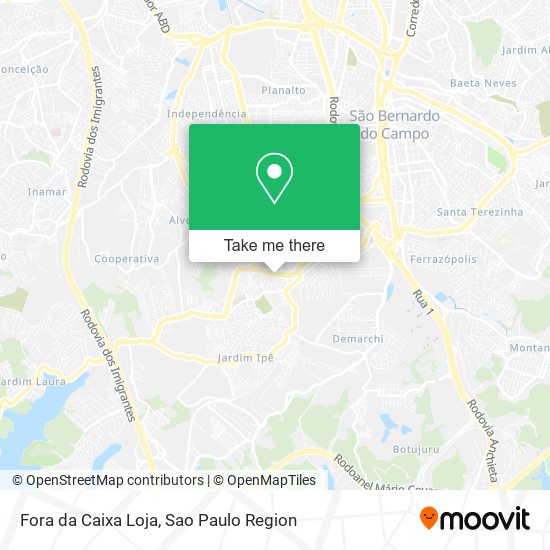 Fora da Caixa Loja map