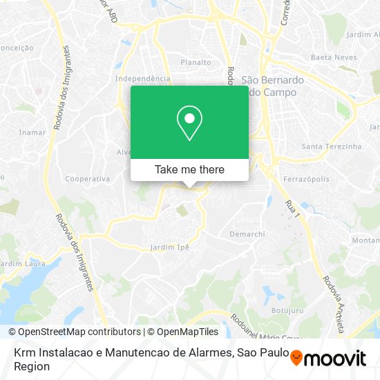 Mapa Krm Instalacao e Manutencao de Alarmes