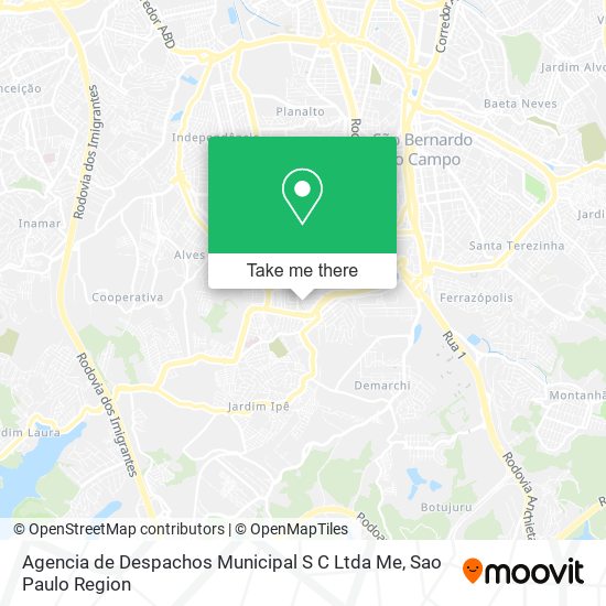 Agencia de Despachos Municipal S C Ltda Me map