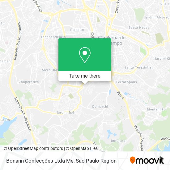 Bonann Confecções Ltda Me map