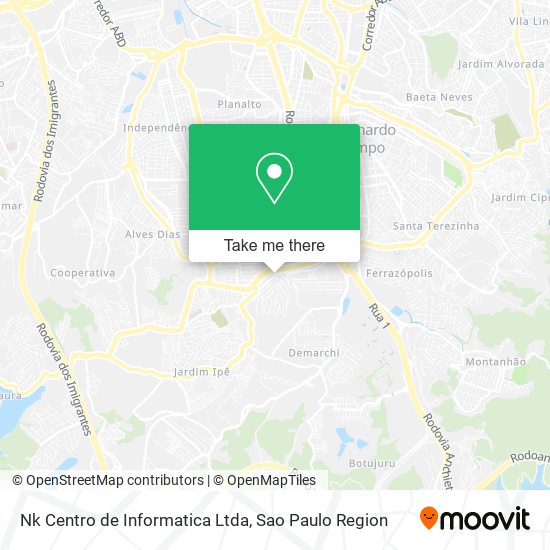 Nk Centro de Informatica Ltda map