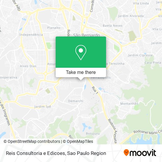 Reis Consultoria e Edicoes map