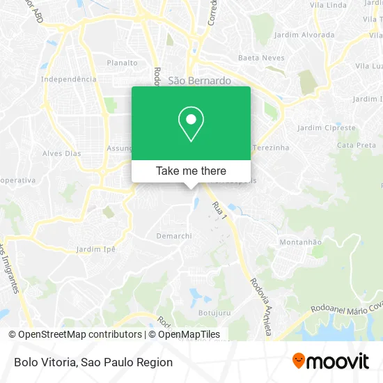 Bolo Vitoria map