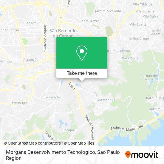 Morgans Desenvolvimento Tecnologico map