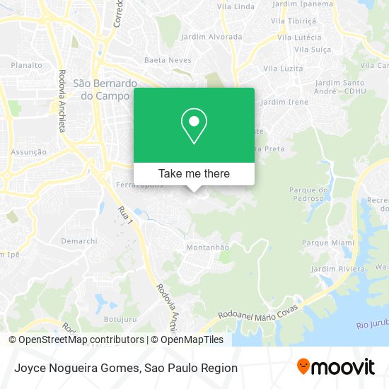 Joyce Nogueira Gomes map