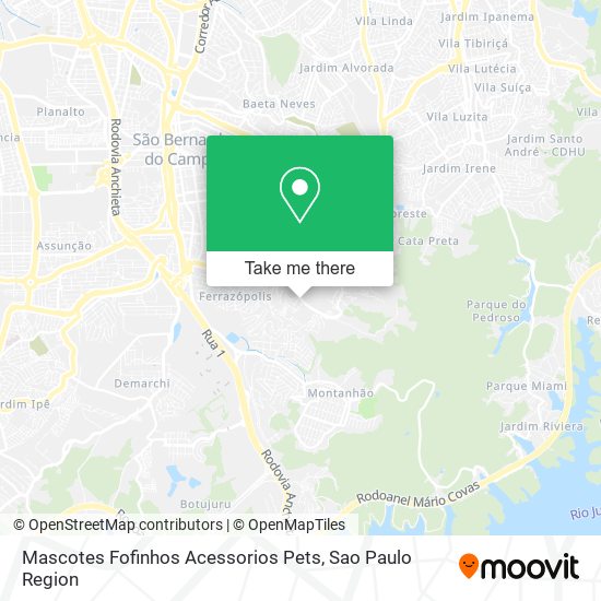 Mascotes Fofinhos Acessorios Pets map
