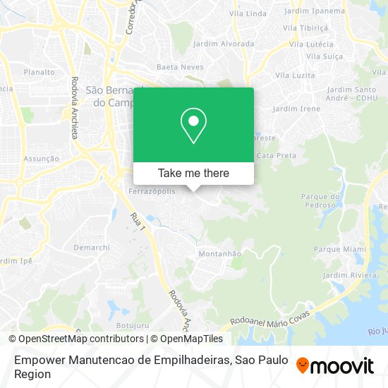 Empower Manutencao de Empilhadeiras map