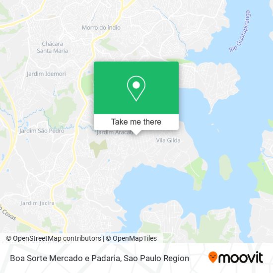 Mapa Boa Sorte Mercado e Padaria