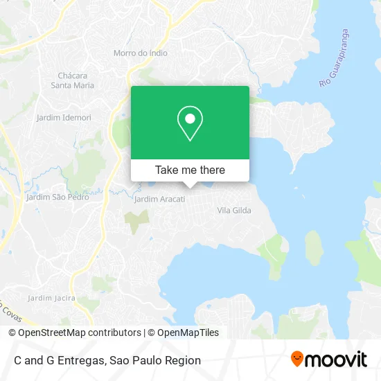 C and G Entregas map