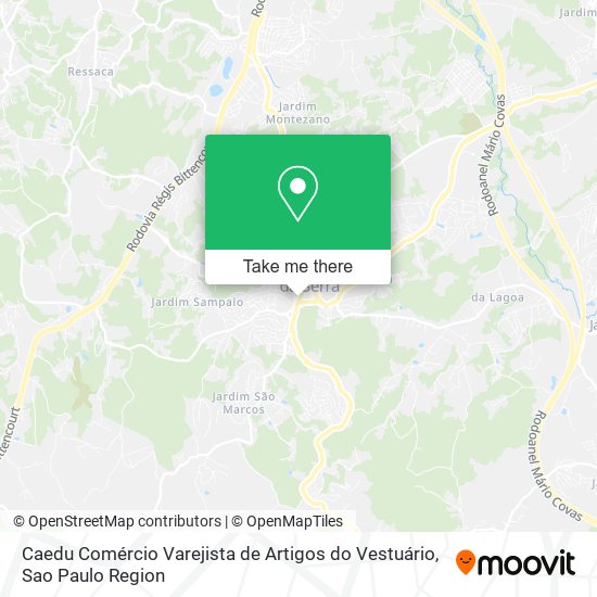 Caedu Comércio Varejista de Artigos do Vestuário map