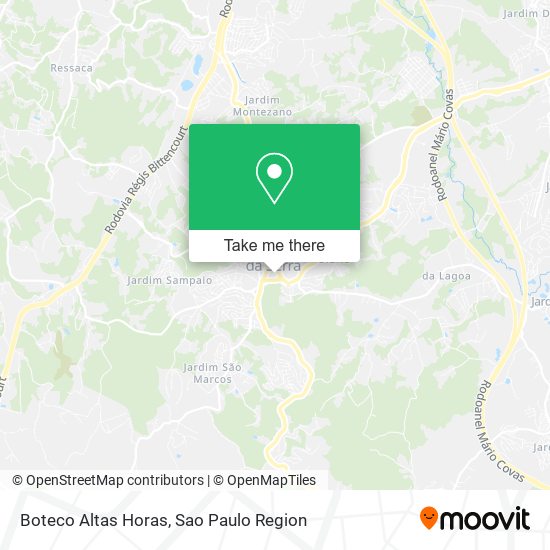 Boteco Altas Horas map