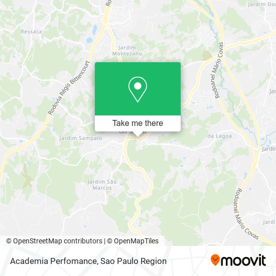 Mapa Academia Perfomance