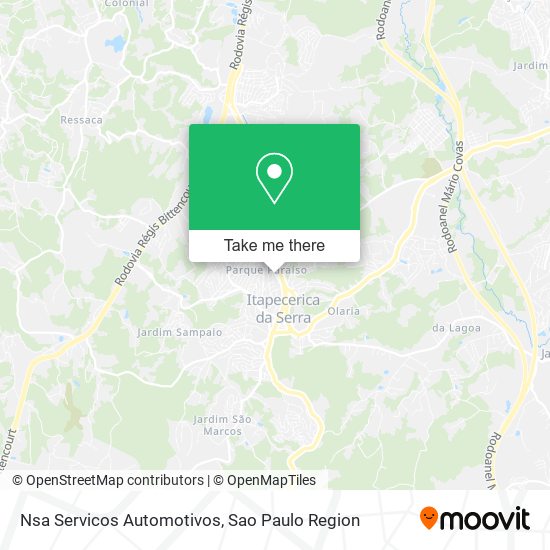 Nsa Servicos Automotivos map