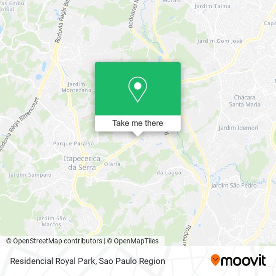 Residencial Royal Park map