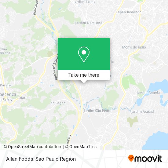 Allan Foods map