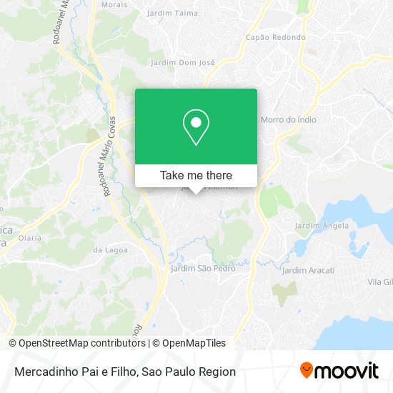 Mapa Mercadinho Pai e Filho