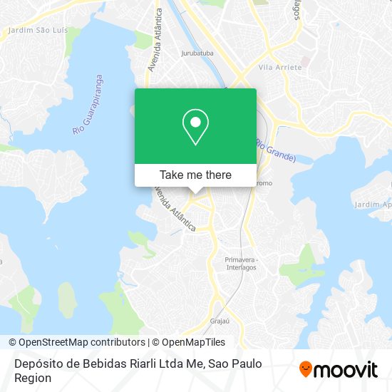 Depósito de Bebidas Riarli Ltda Me map
