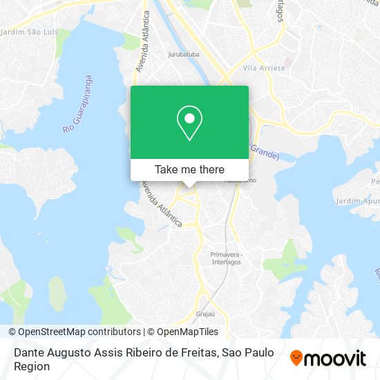 Dante Augusto Assis Ribeiro de Freitas map