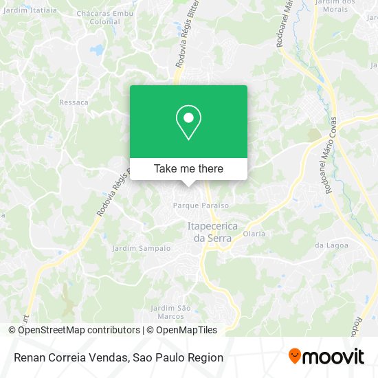 Renan Correia Vendas map