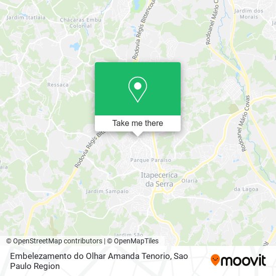 Embelezamento do Olhar Amanda Tenorio map