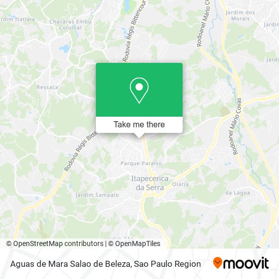 Aguas de Mara Salao de Beleza map