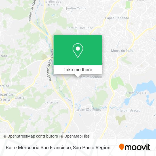Bar e Mercearia Sao Francisco map