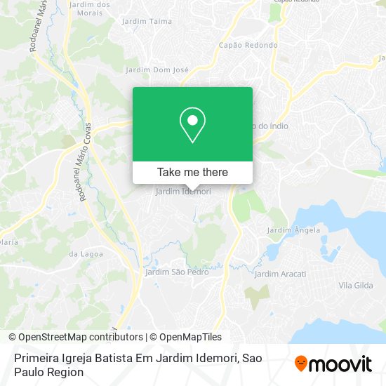 Primeira Igreja Batista Em Jardim Idemori map