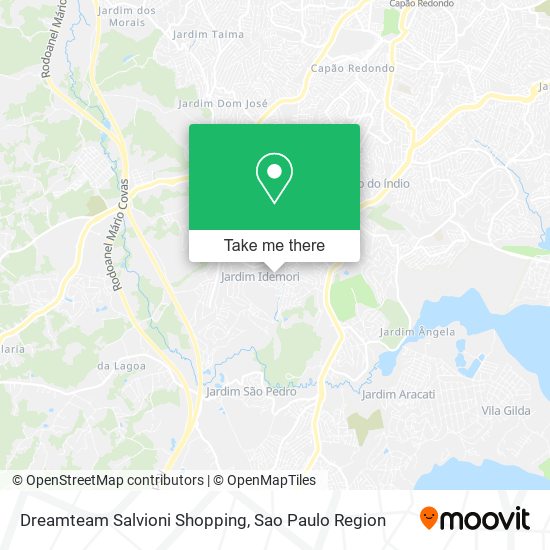 Dreamteam Salvioni Shopping map