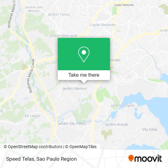 Speed Telas map