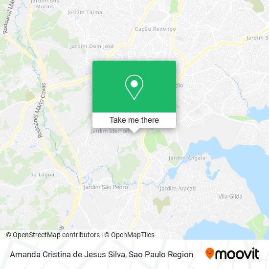 Amanda Cristina de Jesus Silva map