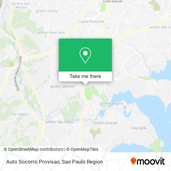 Mapa Auto Socorro Provisao