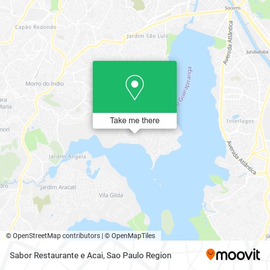 Mapa Sabor Restaurante e Acai