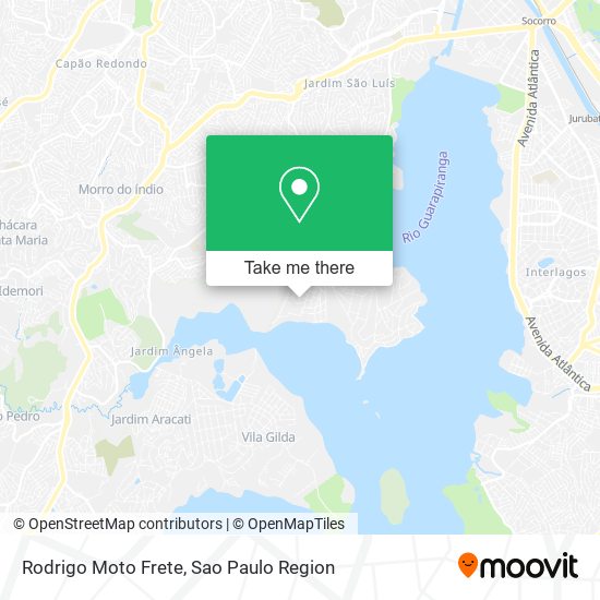 Rodrigo Moto Frete map