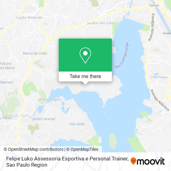 Felipe Luko Assessoria Esportiva e Personal Trainer map