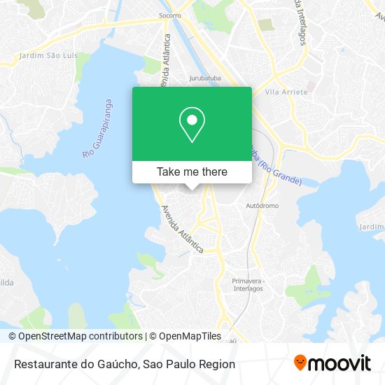 Mapa Restaurante do Gaúcho