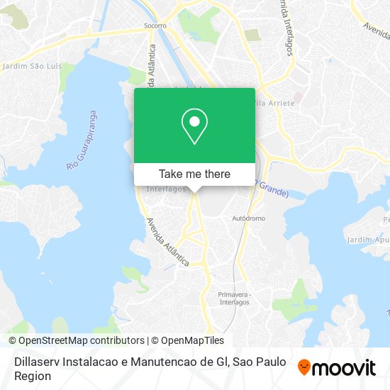 Dillaserv Instalacao e Manutencao de Gl map