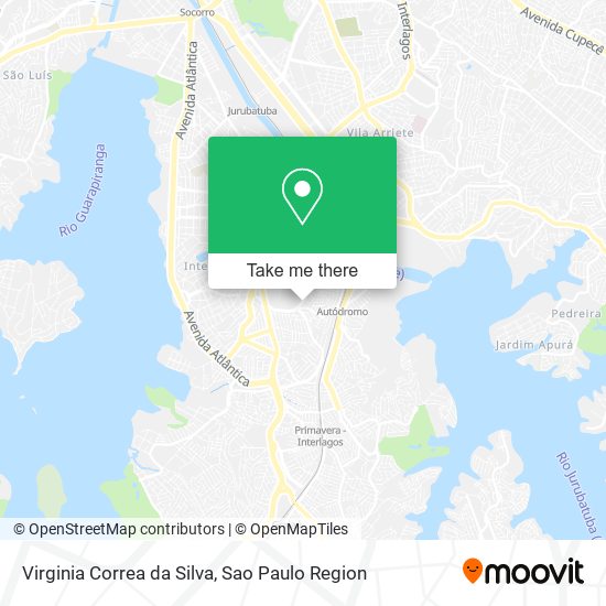 Virginia Correa da Silva map