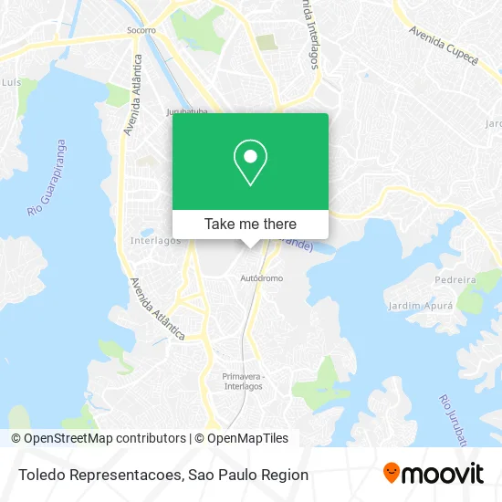 Toledo Representacoes map