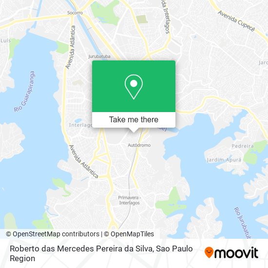 Mapa Roberto das Mercedes Pereira da Silva