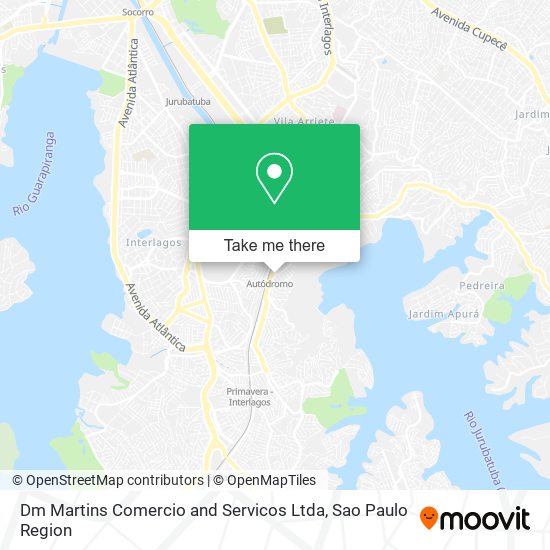 Dm Martins Comercio and Servicos Ltda map