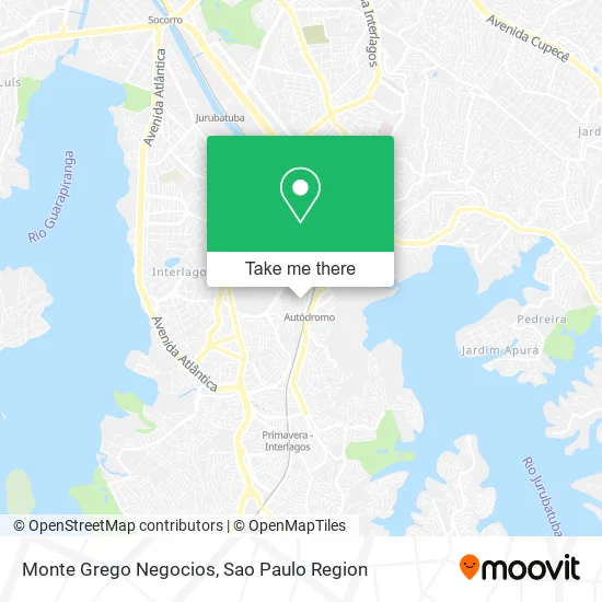 Monte Grego Negocios map