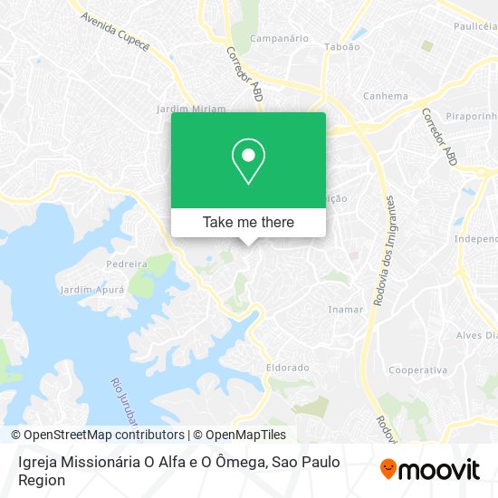 Igreja Missionária O Alfa e O Ômega map