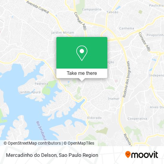 Mapa Mercadinho do Delson