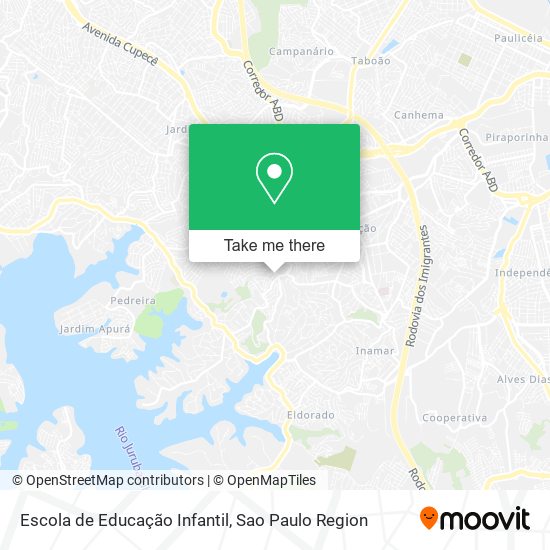 Mapa Escola de Educação Infantil