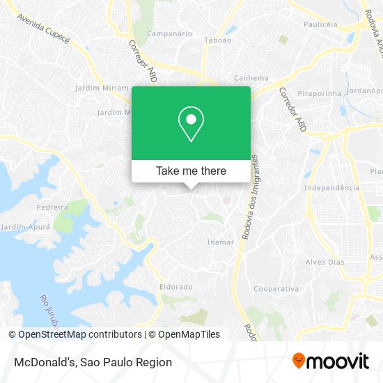 McDonald's map