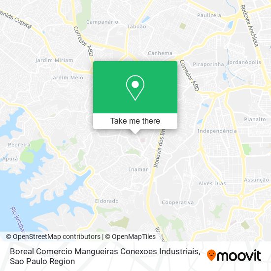 Boreal Comercio Mangueiras Conexoes Industriais map